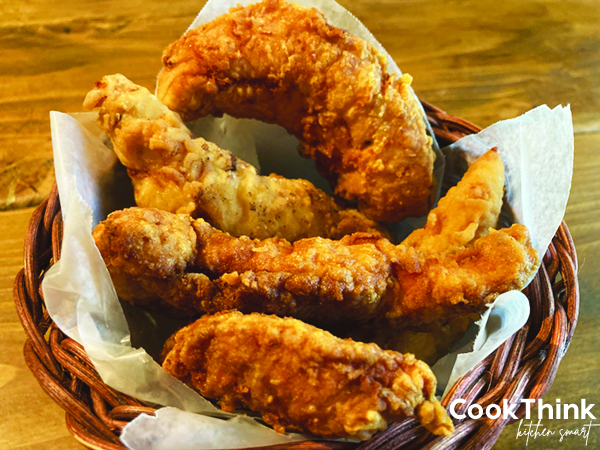 Chicken Basket Fried Chicken Tenders. Photo by CookThink.
