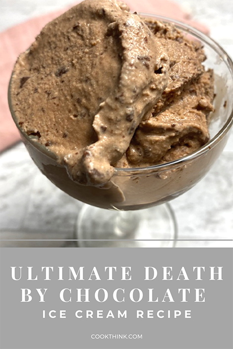 Death By Chocolate Ice Cream Recipe Pinterest Image