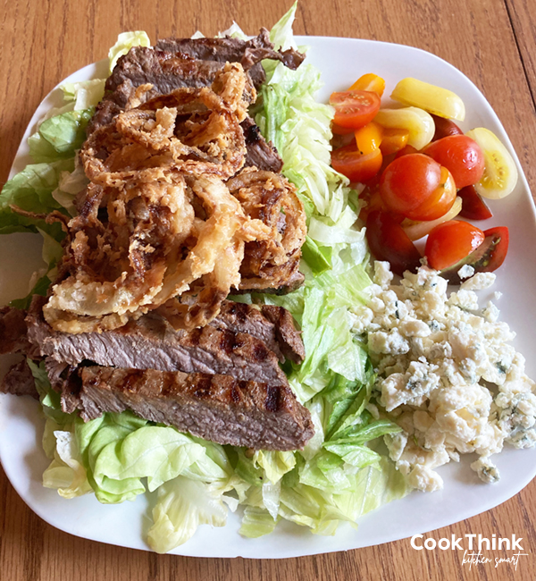 Pioneer Woman Big Steak Salad. Photo by CookThink.