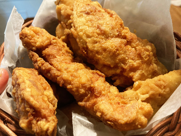 Chicken Basket Fried Chicken Tenders. Photo by CookThink.