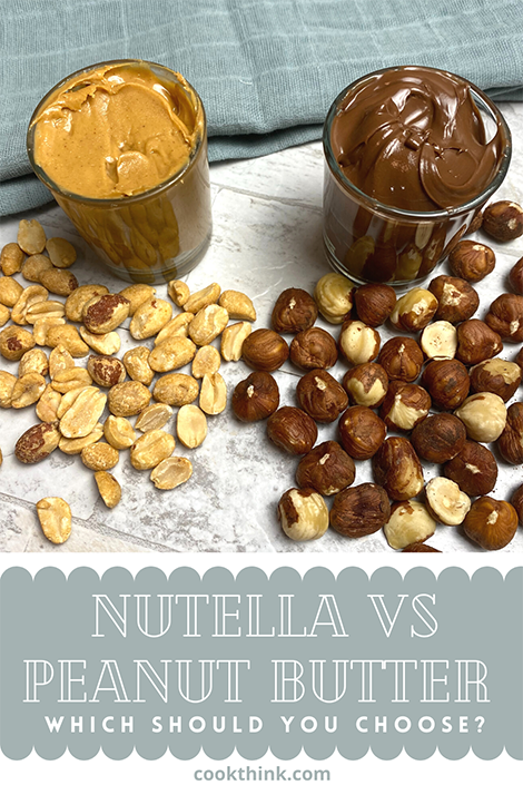 nutella vs peanut butter pinterest image
