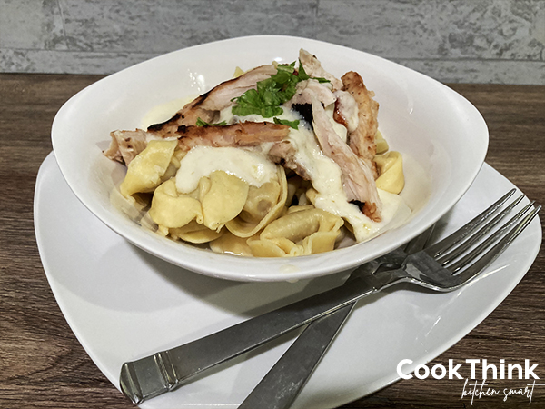 panera chicken tortellini alfredo recipe photo by cookthink