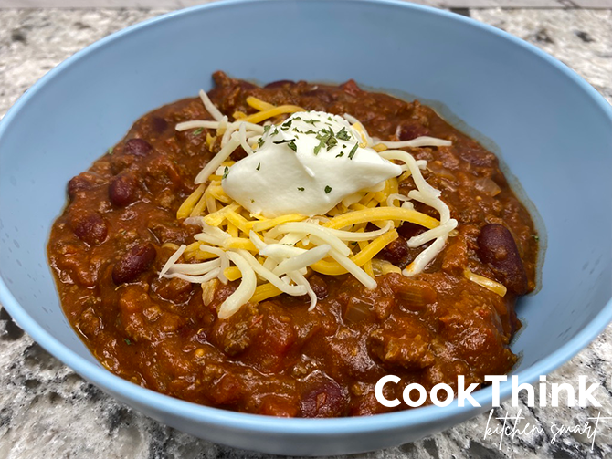 Chili Recipe Slow Cooker close up