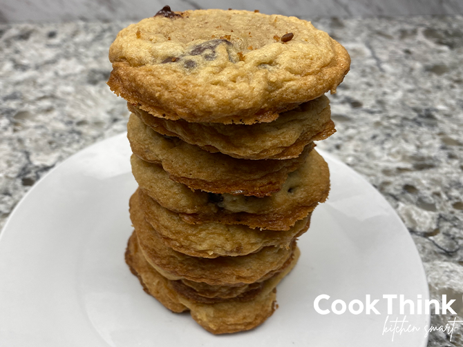 McDonalds Chocolate Chip Cookie tower
