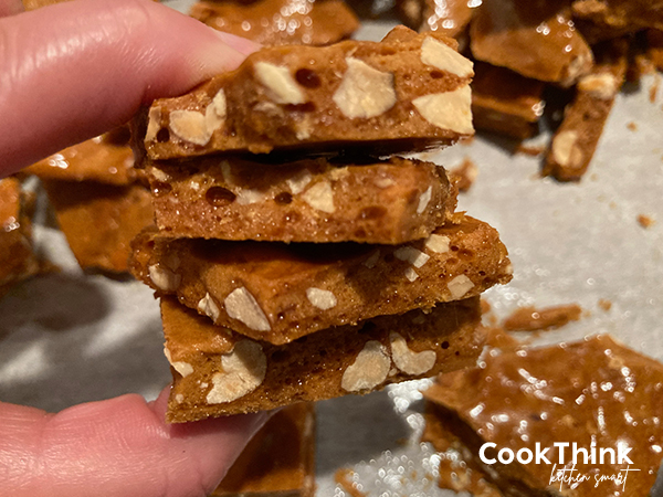 amish peanut brittle stack