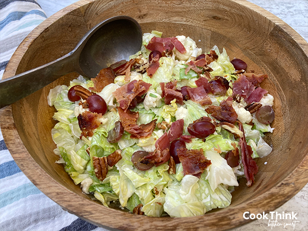 tequilaberry salad with bacon
