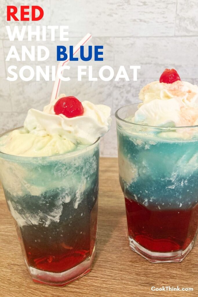 Red white and blue sonic float pinterest pin