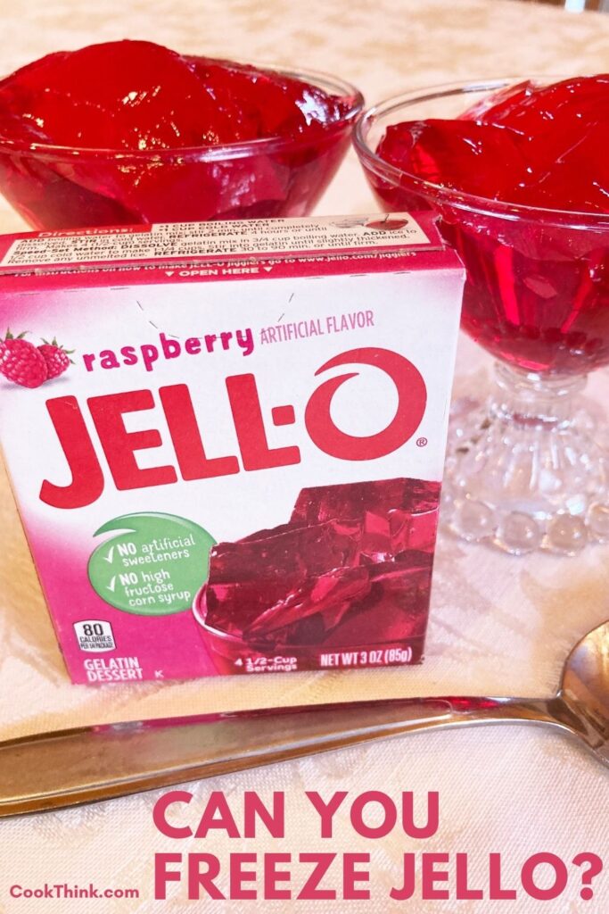 can you freeze jello pinterest pin