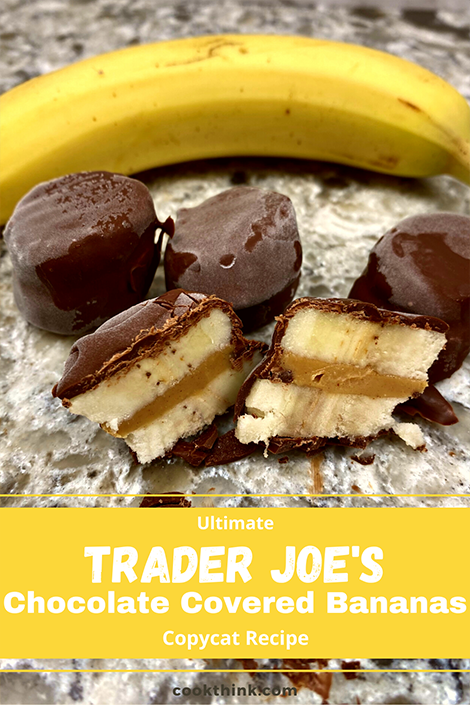 Ultimate Trader Joes Chocolate Covered Bananas pinterest image