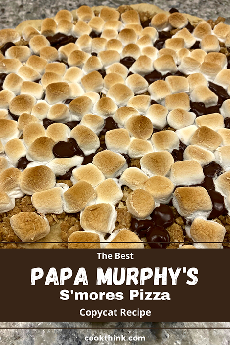 Papa Murphy's S'mores Pizza Recipe pinterest image