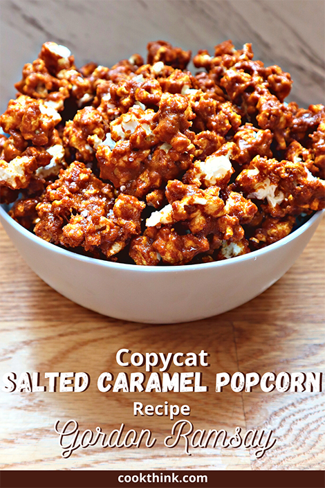 Salted Caramel Popcorn pinterest image