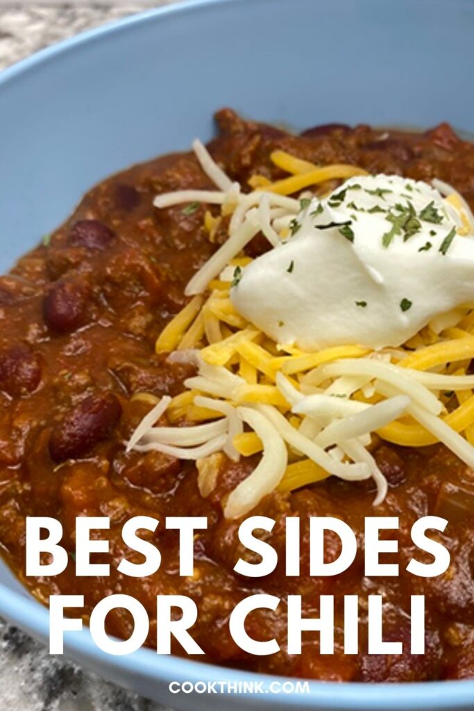 best sides for chili pinterest pin