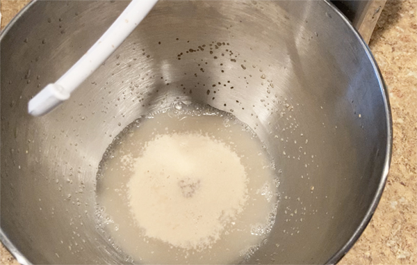 pambazo bread dough starting with yeast