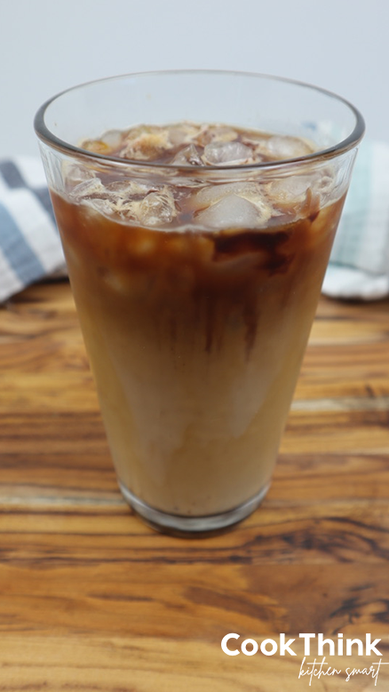 How to make coffee fast side with ice
