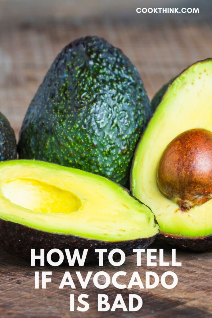 How to tell if avocado is bad pinterest pin