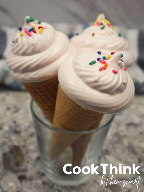 Marshmallow Cones side
