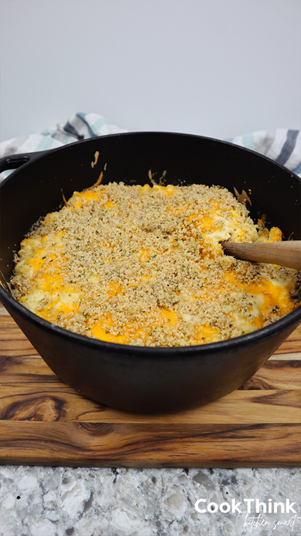 Smoked Mac and Cheese Dutch Oven