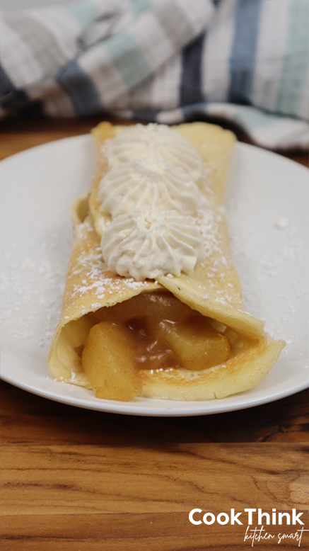 How To Make Crepes With Pancake Mix apple