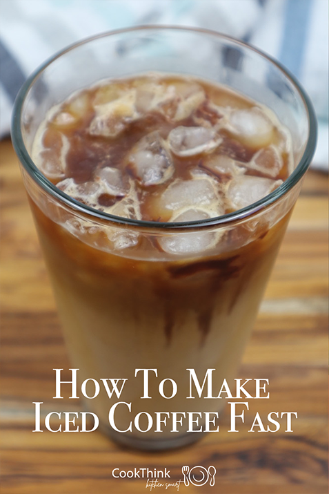 How To Make Iced Coffee Fast Pinterest
