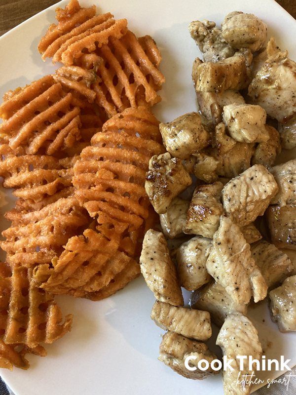 chick fil a grilled chicken nuggets on plate