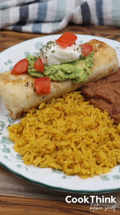 chimichanga from the side
