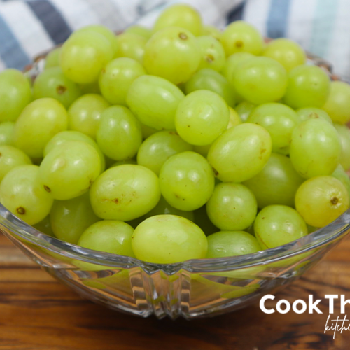 green grapes in a bowl cover