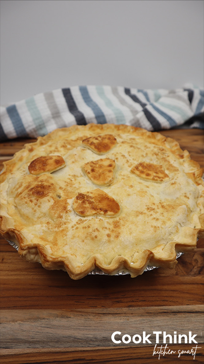 Smoked Apple Pie cooked whole