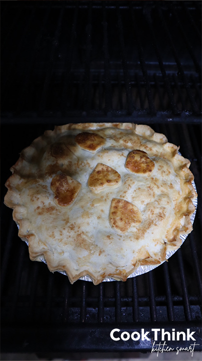 Smoked Apple Pie on the grill