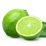 fresh lime cut in half