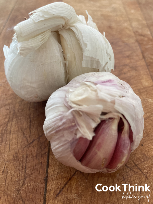 how to tell if garlic is bad purple garlic