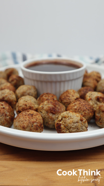 Air Fried Meatballs down low