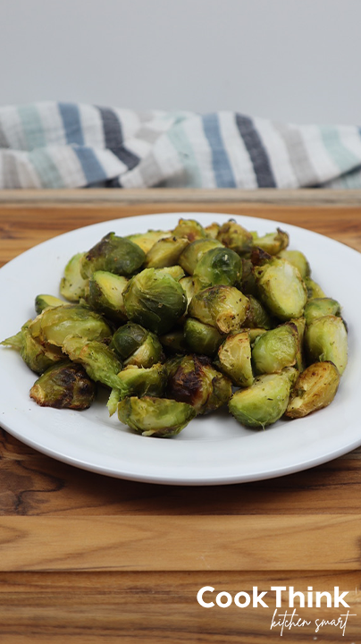 Frozen Brussel Sprouts Air Fryer zoomed out