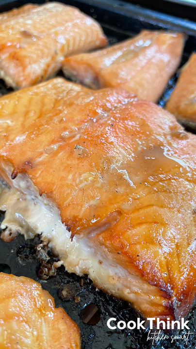 Recipe For Smoked Salmon close up