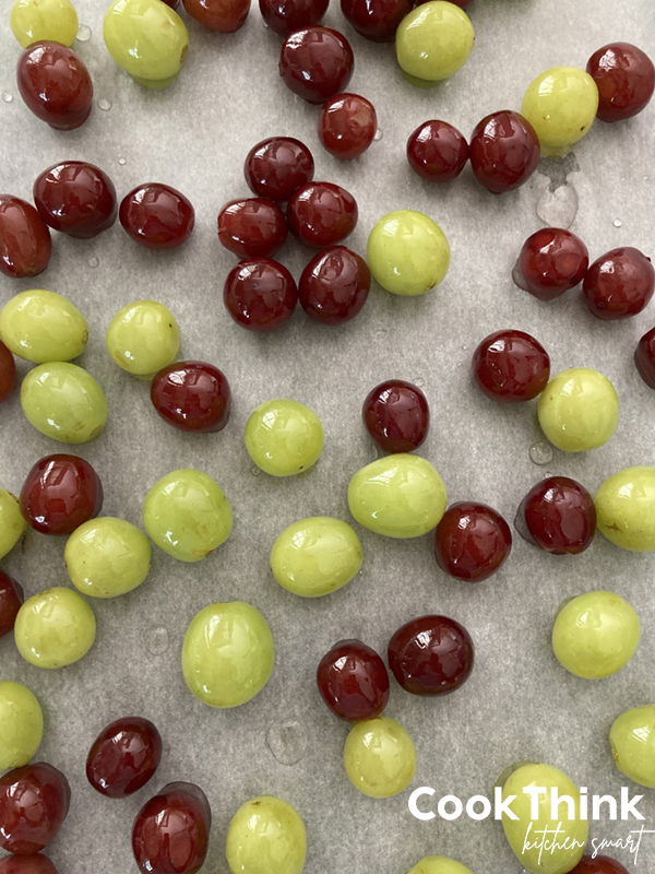 candied grapes in simple syrup