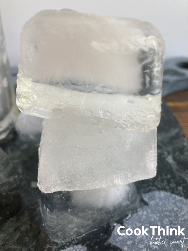 stacked ice cubes