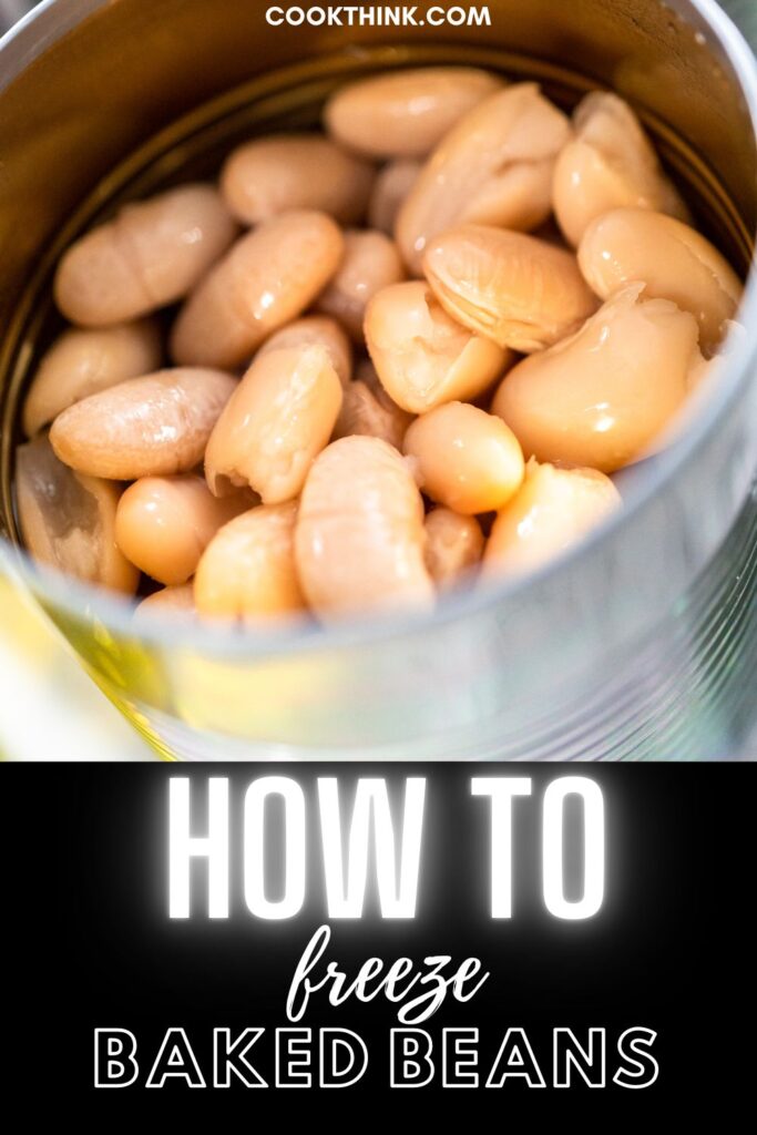 can you freeze baked beans pinterest pin
