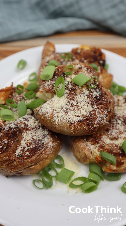 Smashed Potatoes close up