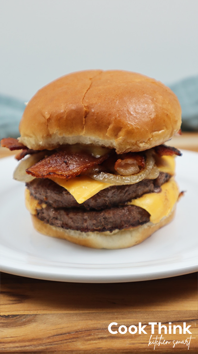 Sweet and Spicy Bacon Burger farther out