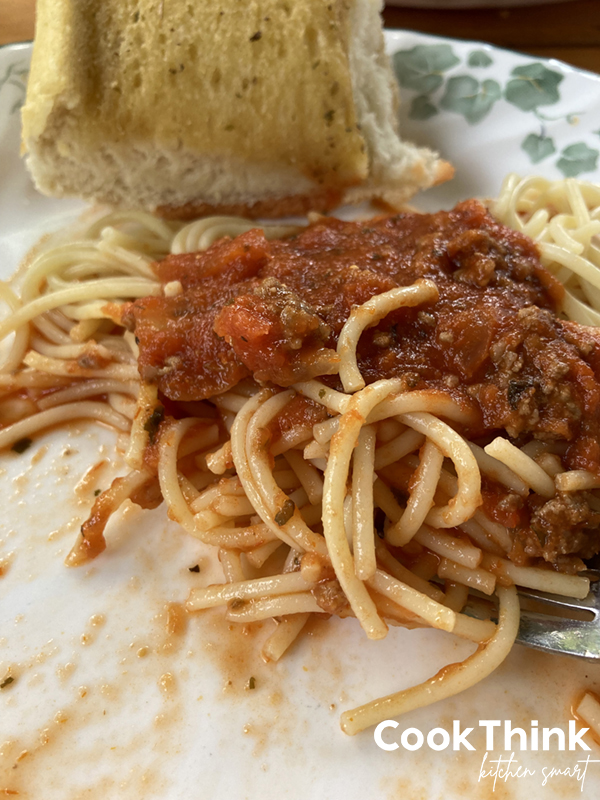 eaten spaghetti