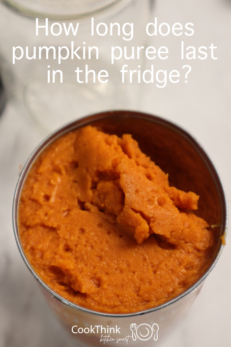 how long does pumpkin puree last in the fridge Pinterest Image