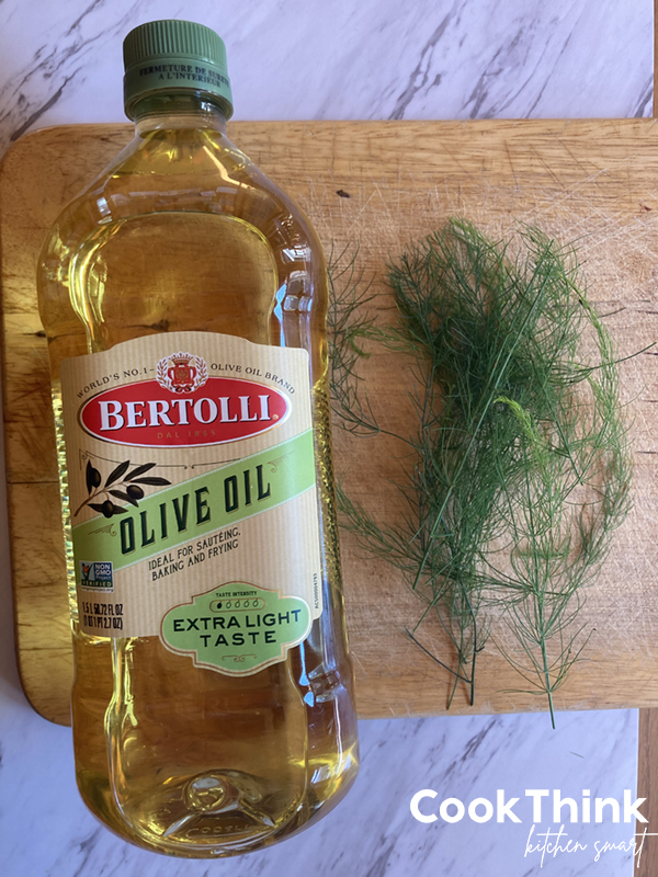 olive oil to freeze fresh dill