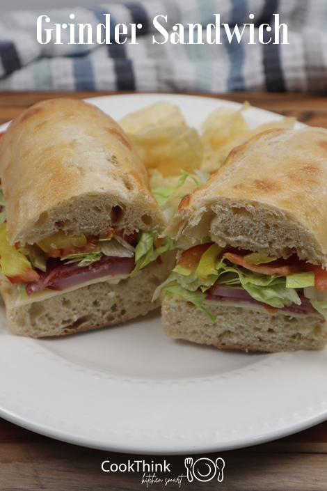 Grinder Sandwich pinterest image