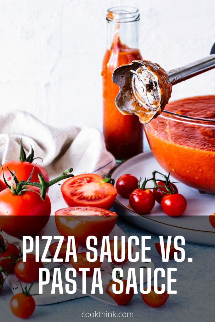 pizza sauce vs pasta sauce pinterest pin