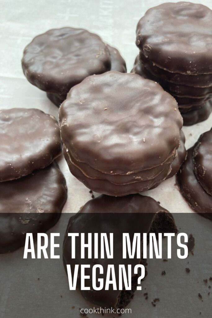 are thin mints vegan Pinterest Pin