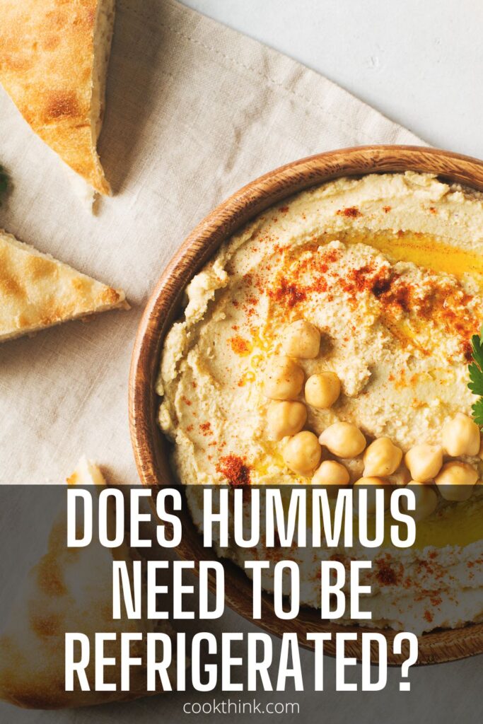 does hummus need to be refrigerated Pinterest Pin
