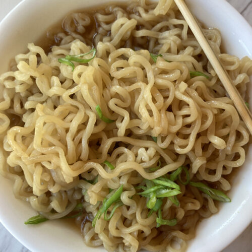 ramen noodles in a bowl