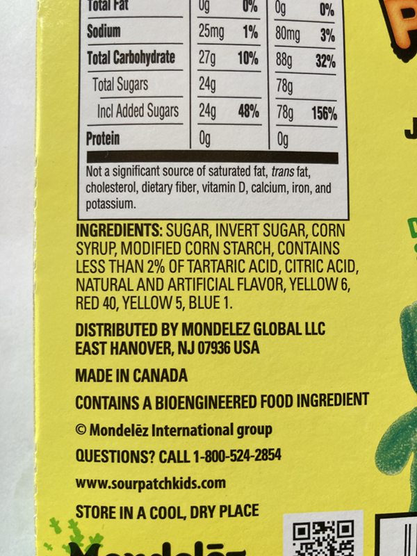 sour patch kids ingredients