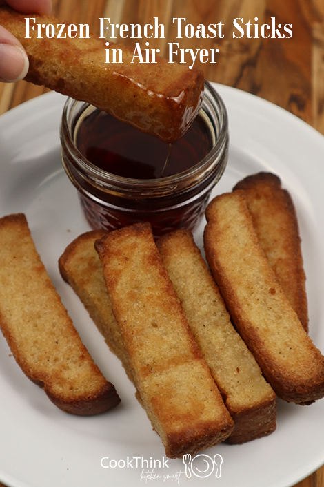 Frozen French Toast Sticks in Air Fryer pinterest image