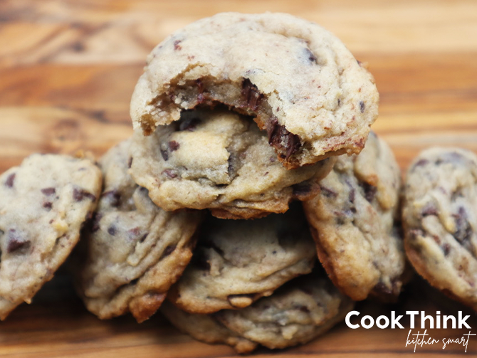 Pile of the worst chocolate chip cookies