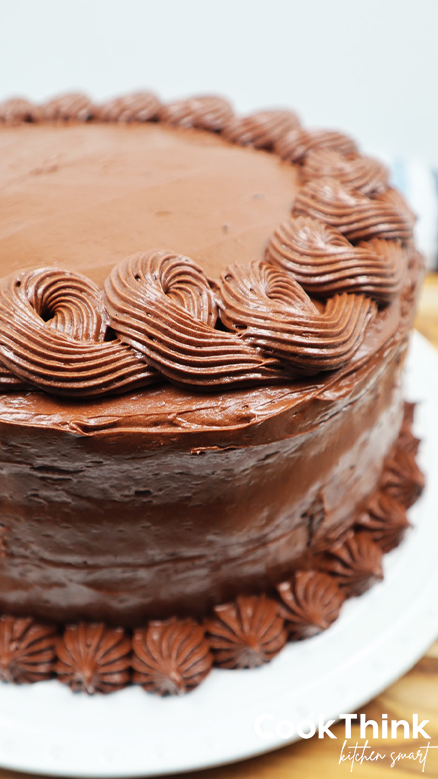 the best Chocolate Cake half